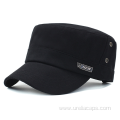 Metal logo army cap